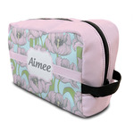 Wild Tulips Toiletry Bag / Dopp Kit (Personalized)