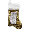 Wild Tulips Gold Sequin Stocking - Front