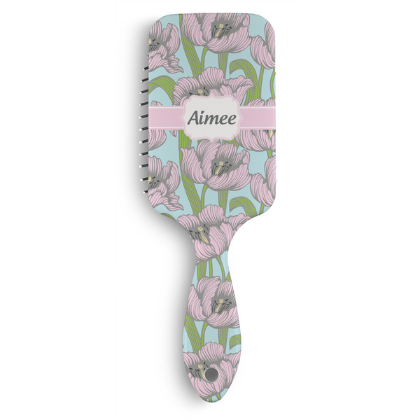 Custom Wild Tulips Hair Brushes (Personalized)