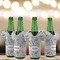 Wild Tulips Jersey Bottle Cooler - Set of 4 - LIFESTYLE