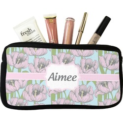 Wild Tulips Makeup / Cosmetic Bag (Personalized)