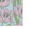 Wild Tulips Microfiber Dish Rag - DETAIL