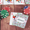 Wild Tulips On Table with Poker Chips