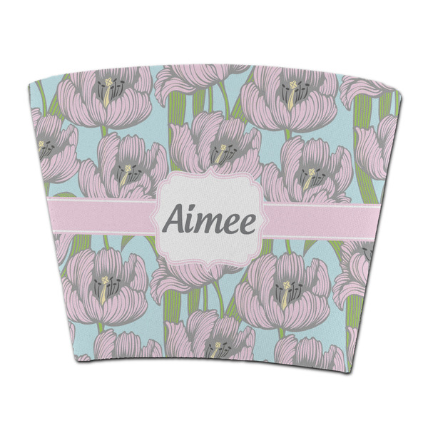 Custom Wild Tulips Party Cup Sleeve - without bottom (Personalized)