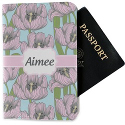 Wild Tulips Passport Holder - Fabric (Personalized)