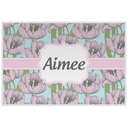 Wild Tulips Laminated Placemat w/ Name or Text