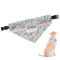 Wild Tulips Pet Bandana w/ Dog