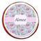 Wild Tulips Printed Icing Circle - Large - On Cookie