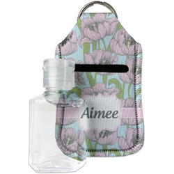Wild Tulips Hand Sanitizer & Keychain Holder - Small (Personalized)