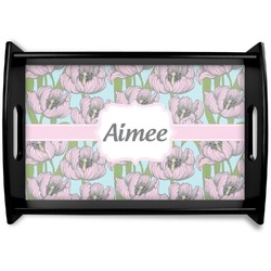 Wild Tulips Wooden Tray (Personalized)