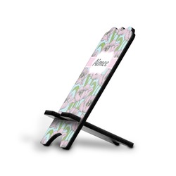 Wild Tulips Stylized Cell Phone Stand - Small w/ Name or Text