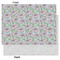 Wild Tulips Tissue Paper - Lightweight - Large - Front & Back