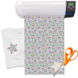 Wild Tulips Heat Transfer Vinyl Sheet (12"x18")