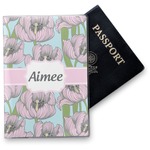 Wild Tulips Vinyl Passport Holder (Personalized)