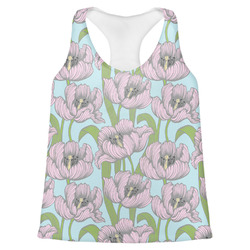 Wild Tulips Womens Racerback Tank Top