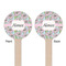 Wild Tulips Wooden 6" Stir Stick - Round - Double Sided - Front & Back