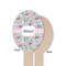 Wild Tulips Wooden Food Pick - Oval - Single Sided - Front & Back