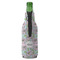 Wild Tulips Zipper Bottle Cooler - BACK (bottle)