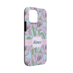 Wild Tulips iPhone Case - Rubber Lined - iPhone 13 Mini (Personalized)