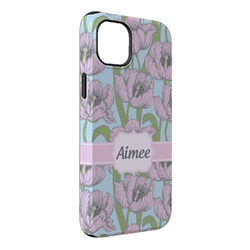 Wild Tulips iPhone Case - Rubber Lined - iPhone 14 Pro Max (Personalized)