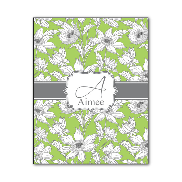 Custom Wild Daisies Wood Print - 11x14 (Personalized)