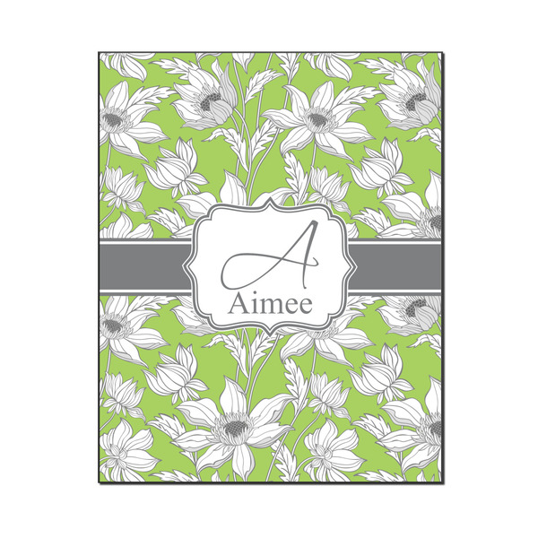 Custom Wild Daisies Wood Print - 16x20 (Personalized)