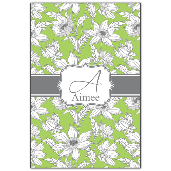 Custom Wild Daisies Wood Print - 20x30 (Personalized)