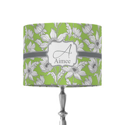 Wild Daisies 8" Drum Lamp Shade - Fabric (Personalized)