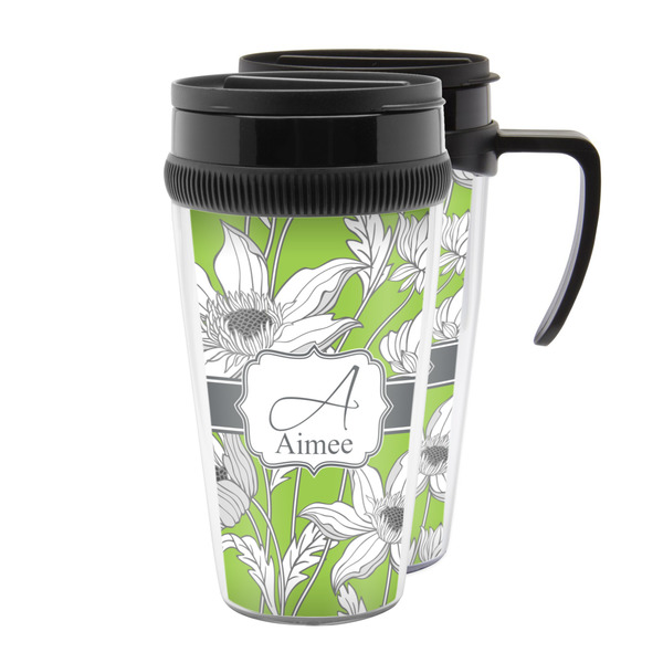 Custom Wild Daisies Acrylic Travel Mug (Personalized)