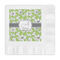 Wild Daisies Embossed Decorative Napkin - Front View