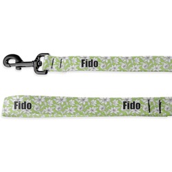 Wild Daisies Deluxe Dog Leash - 4 ft (Personalized)