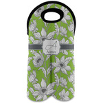 Wild Daisies Wine Tote Bag (2 Bottles) (Personalized)