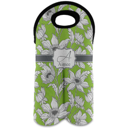 Wild Daisies Wine Tote Bag (2 Bottles) (Personalized)