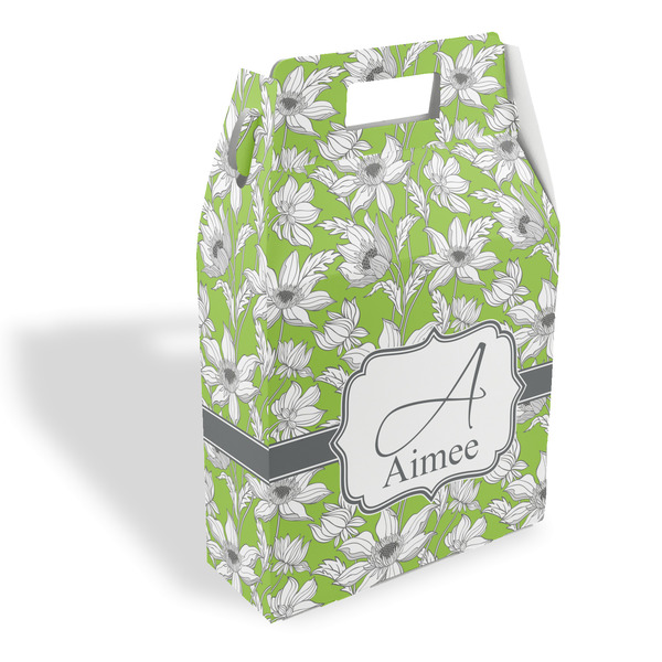 Custom Wild Daisies Gable Favor Box (Personalized)