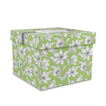 Wild Daisies Gift Box with Lid - Canvas Wrapped - Medium (Personalized)