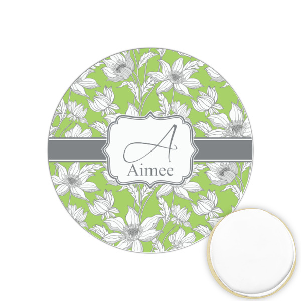 Custom Wild Daisies Printed Cookie Topper - 1.25" (Personalized)