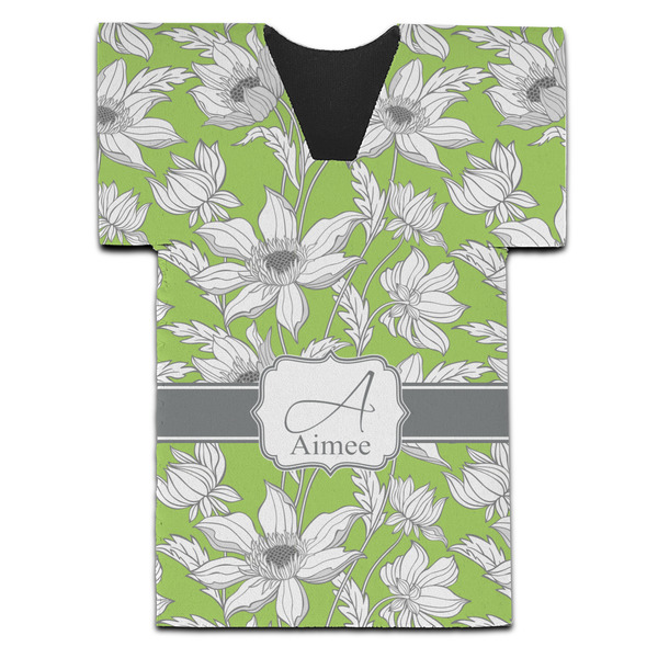 Custom Wild Daisies Jersey Bottle Cooler (Personalized)