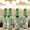 Wild Daisies Jersey Bottle Cooler - Set of 4 - LIFESTYLE