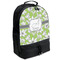 Wild Daisies Large Backpack - Black - Angled View