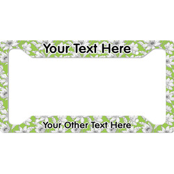 Wild Daisies License Plate Frame - Style A (Personalized)