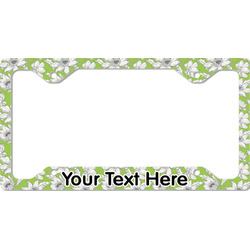 Wild Daisies License Plate Frame - Style C (Personalized)