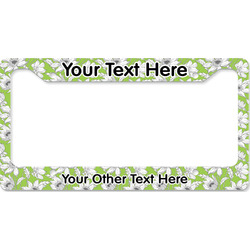 Wild Daisies License Plate Frame - Style B (Personalized)