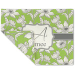 Wild Daisies Double-Sided Linen Placemat - Single w/ Name and Initial