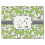 Wild Daisies Single-Sided Linen Placemat - Single w/ Name and Initial