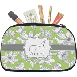 Wild Daisies Makeup / Cosmetic Bag - Medium (Personalized)