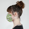 Wild Daisies Mask - Side View on Girl