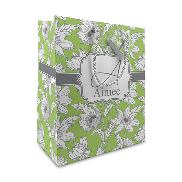 Custom Wild Daisies Medium Gift Bag (Personalized)