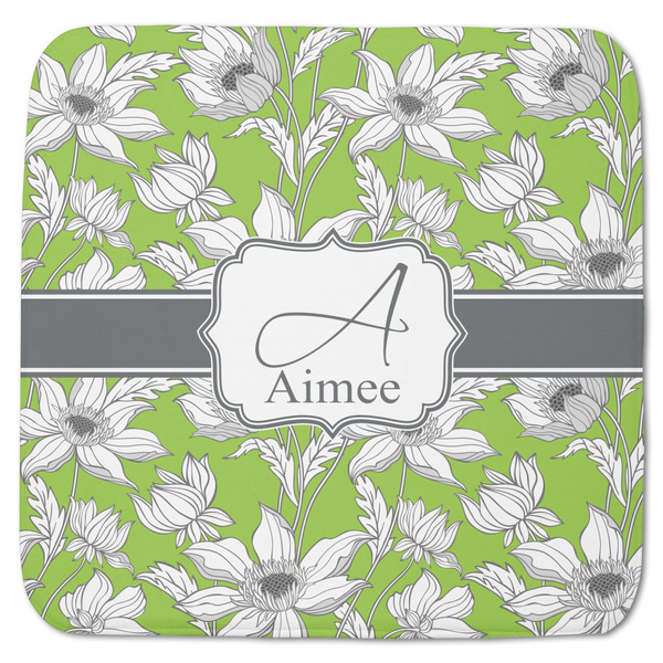 Custom Wild Daisies Memory Foam Bath Mat - 48"x48" (Personalized)