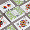 Wild Daisies Playing Cards - Front & Back View