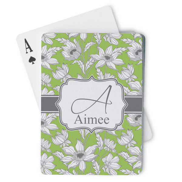 Custom Wild Daisies Playing Cards (Personalized)